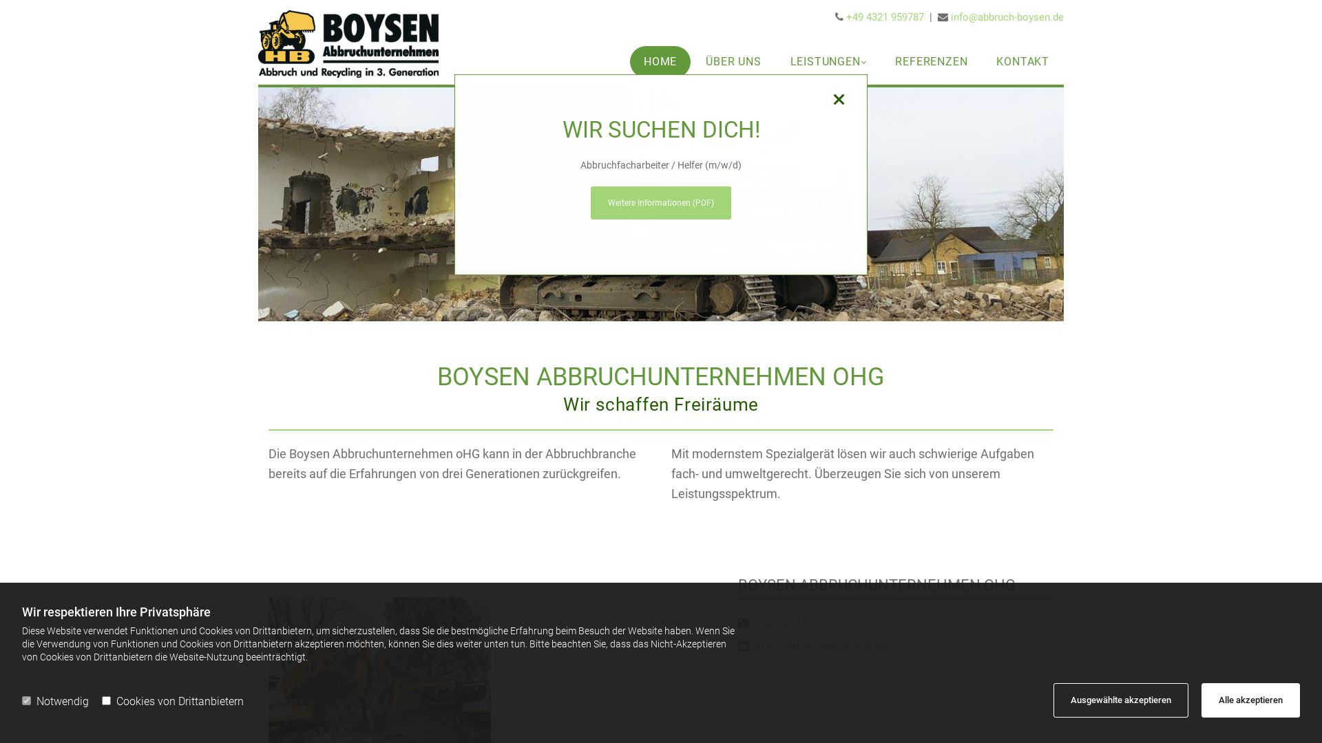 Boysen Abbruchunternehmen oHG