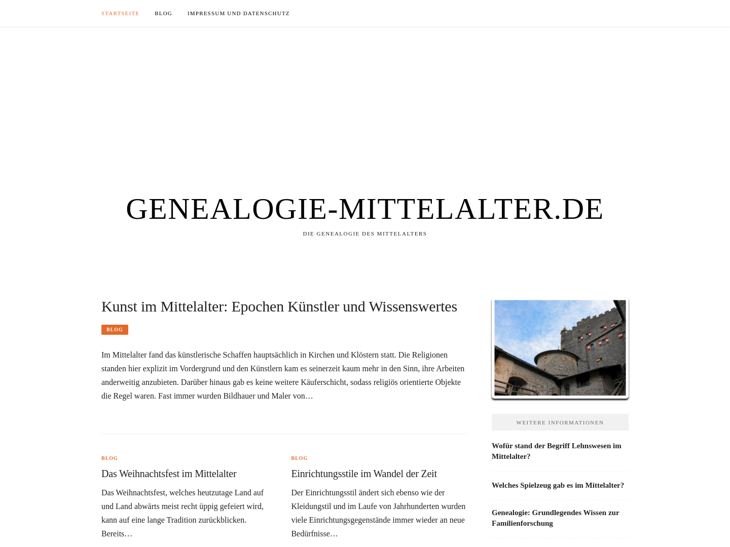 Genealogie Mittelalter