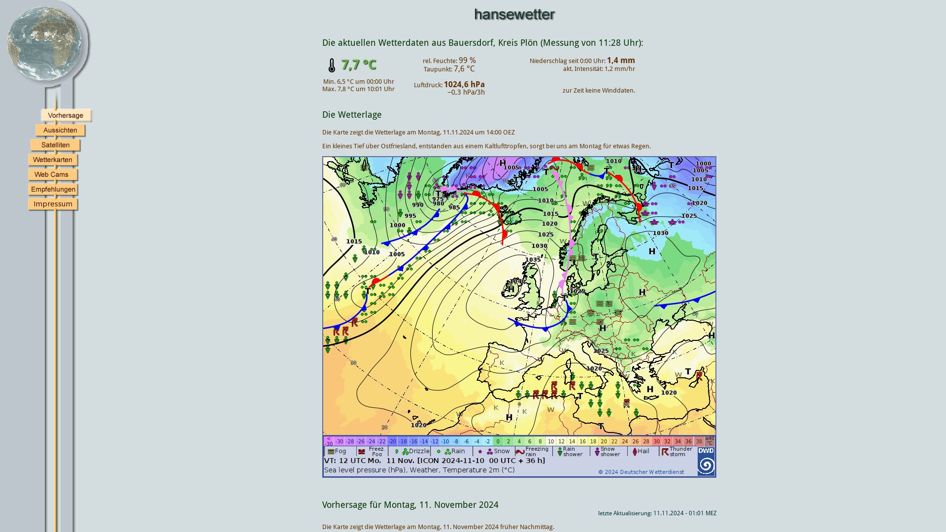 Die Lübecker Wetterseite