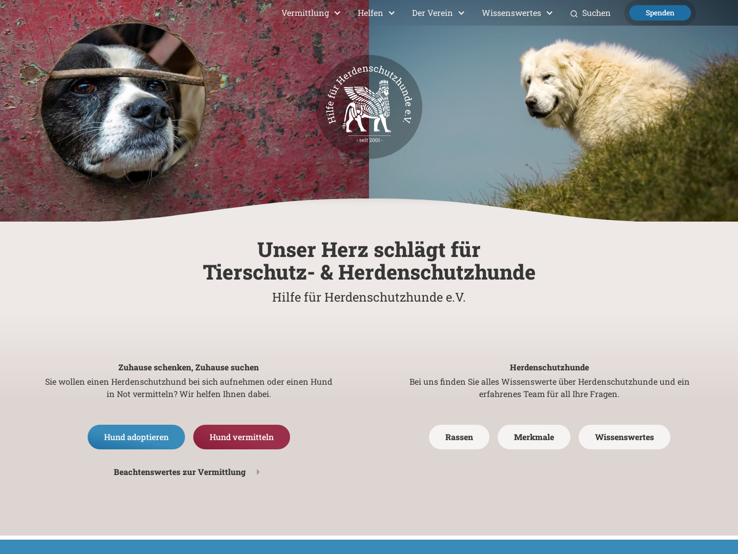 Tier und Mensch Hilfe für Herdenschutzhunde e.V.