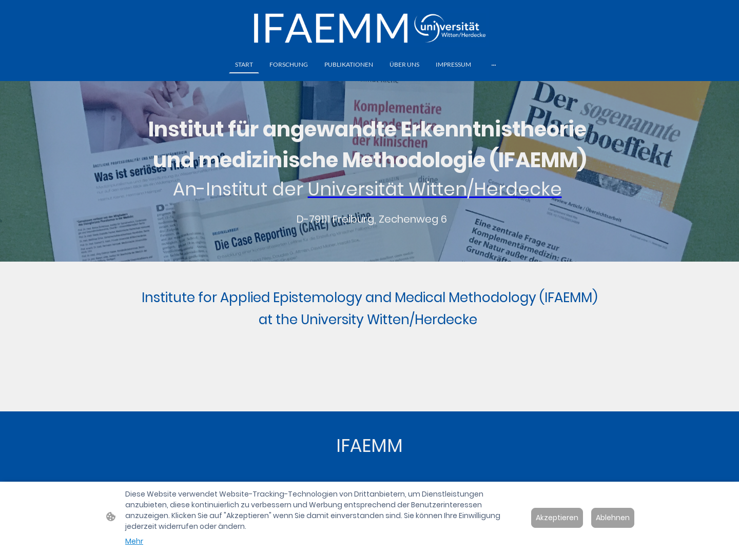 Institut für angewandte Erkenntnistheorie und medizinische Methodologie - IFAEMM