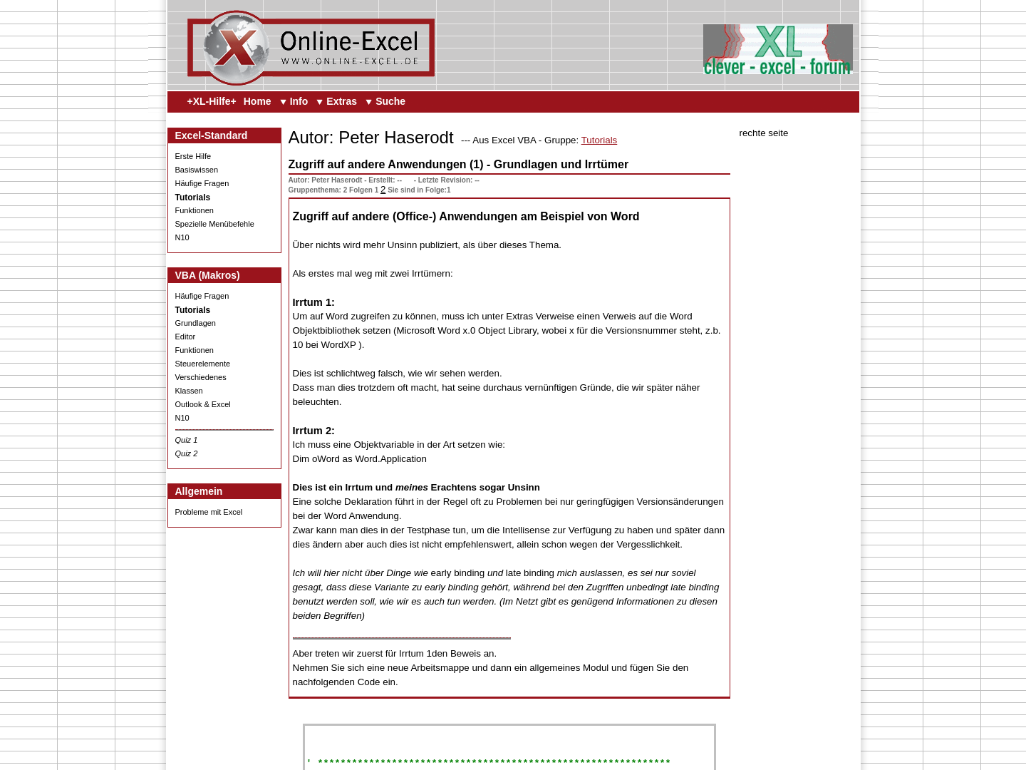 Online-Excel