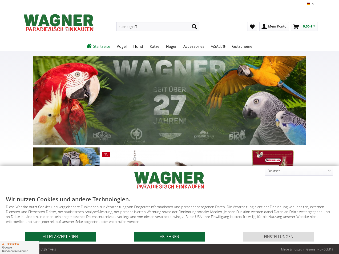 Wagners Papageien-Paradies, Erika Schneider, Michael Wagner