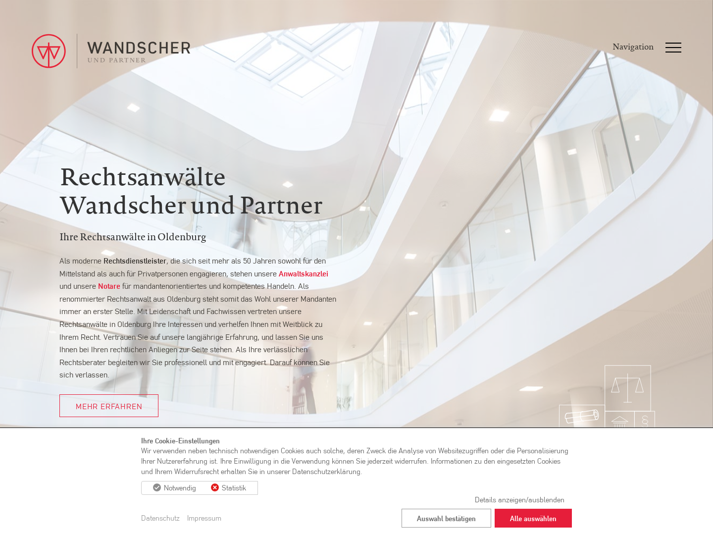 Wandscher & Partner - Rechtsanwälte in PartG und Notare