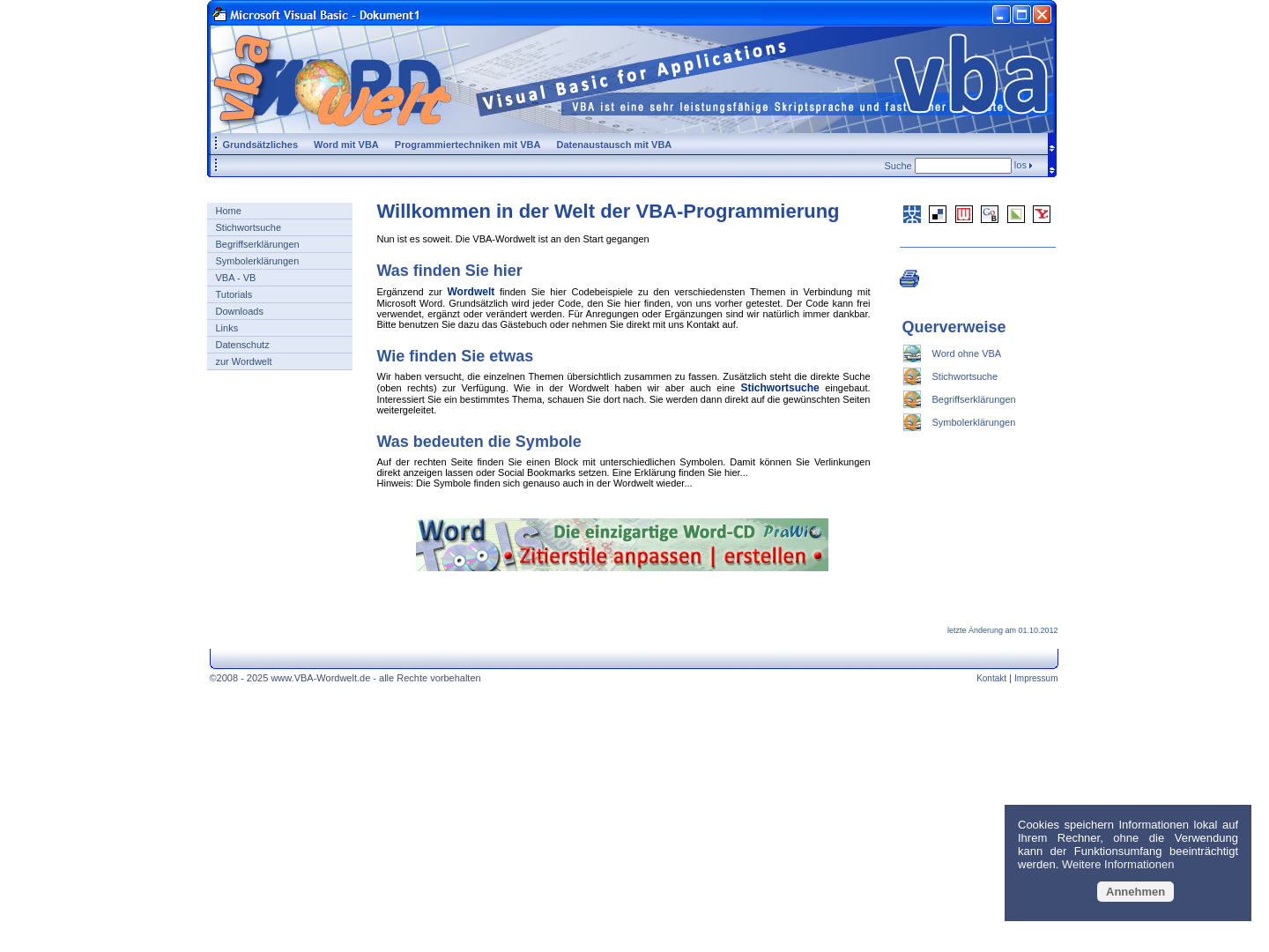 VBA Wordwelt