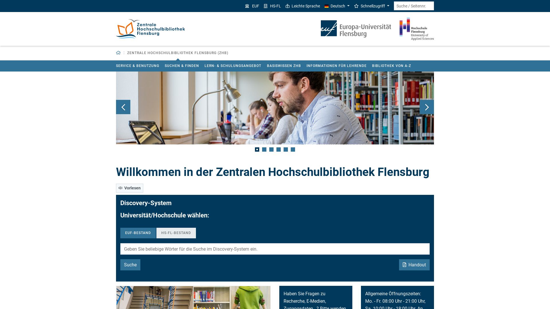 Zentrale Hochschulbibliothek Flensburg