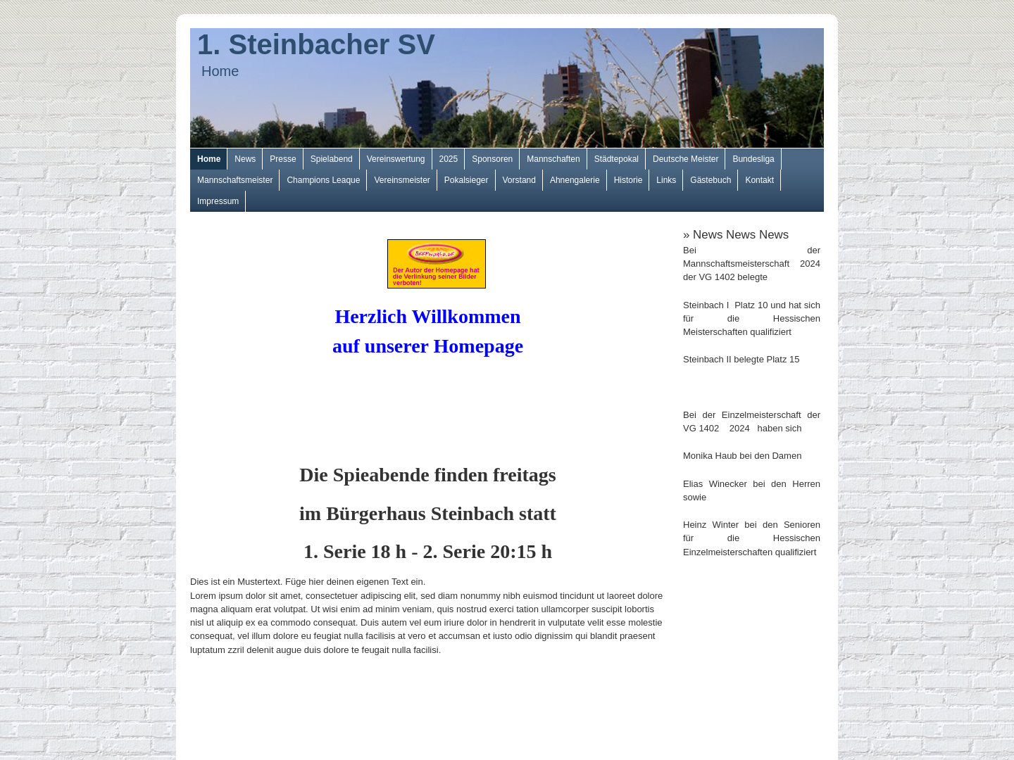 1. Steinbacher SV