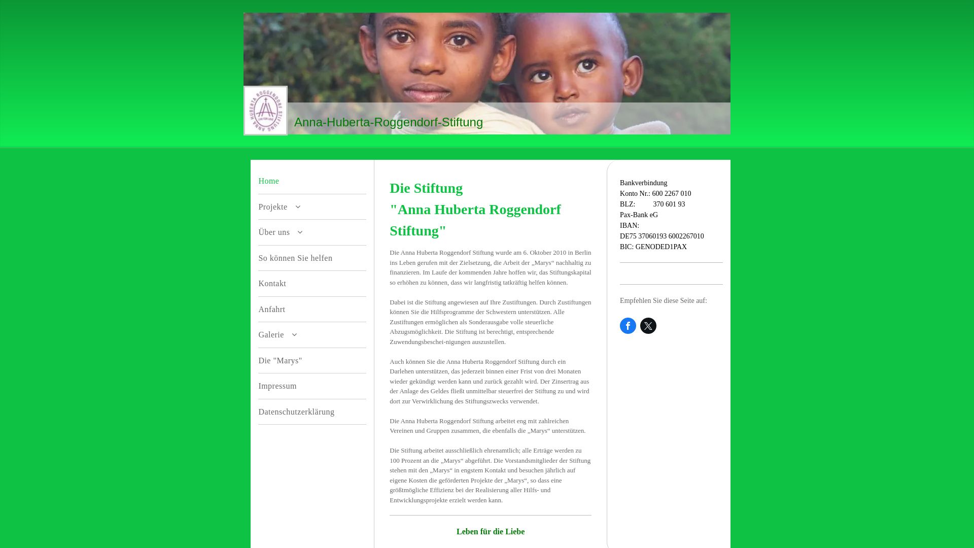 Anna Huberta Roggendorf Stiftung