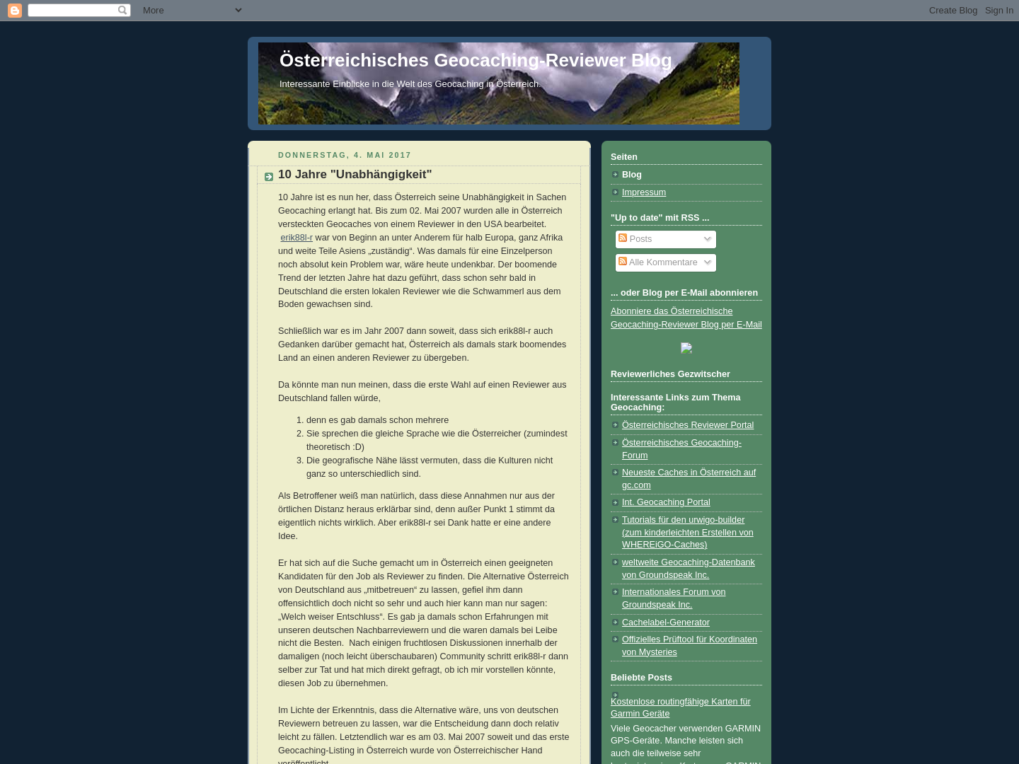 Österreichisches Reviewer Blog