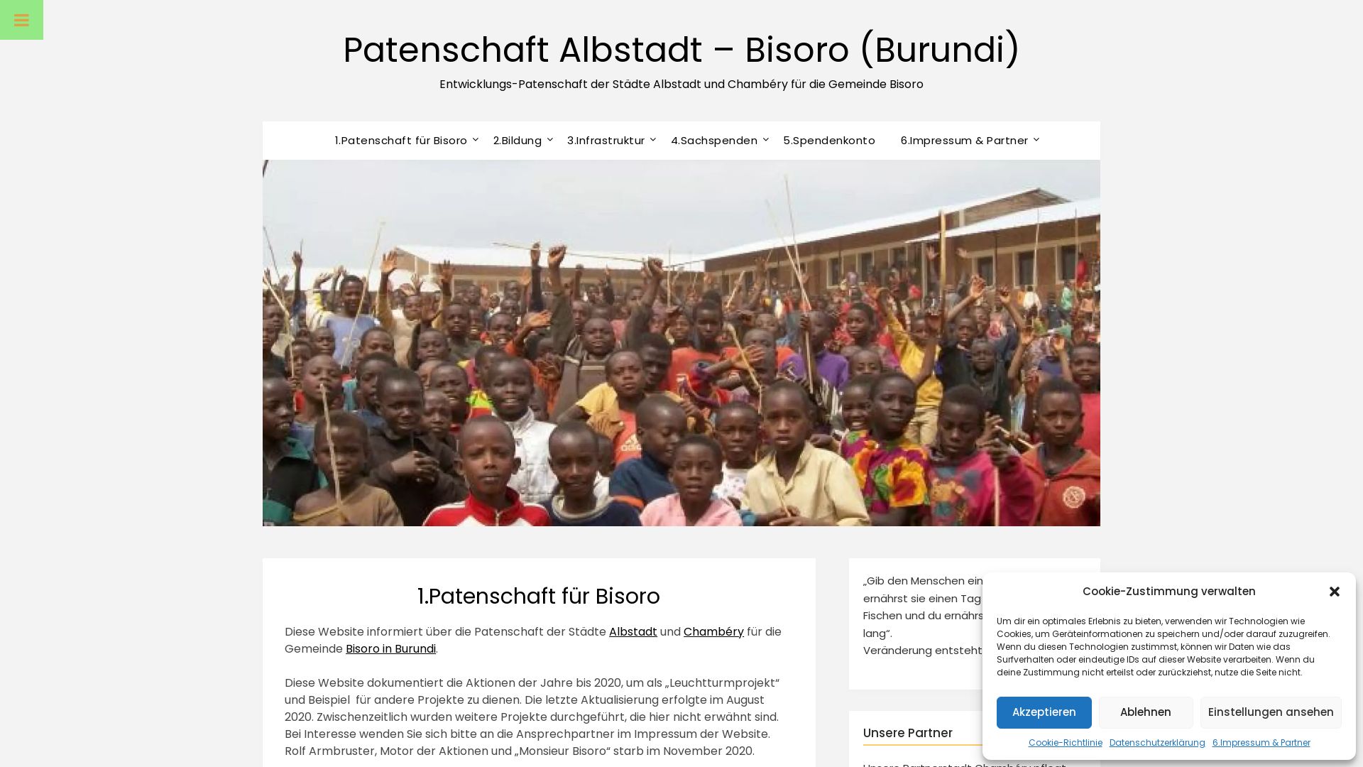 Partnerschaft Bisoro mit Albstadt