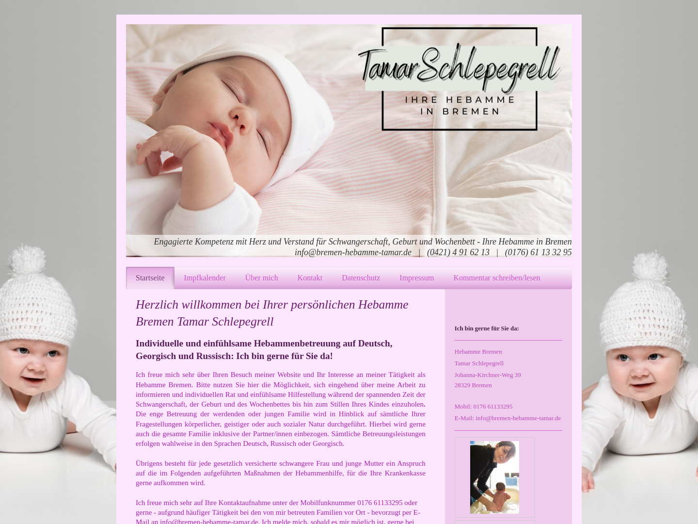 Hebamme Tamar Shlepegrell
