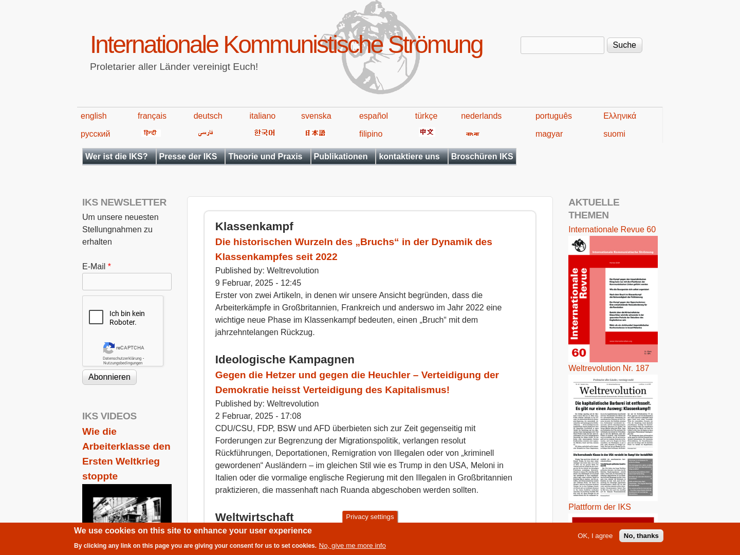 Internationale Kommunistische Strömung (IKS)