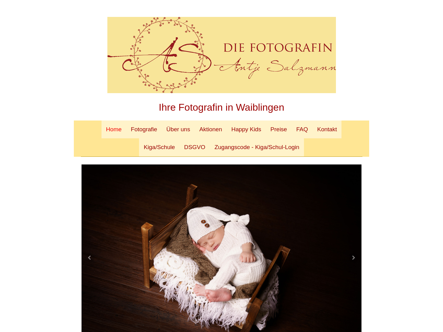 Die Fotografin Antje Salzmann