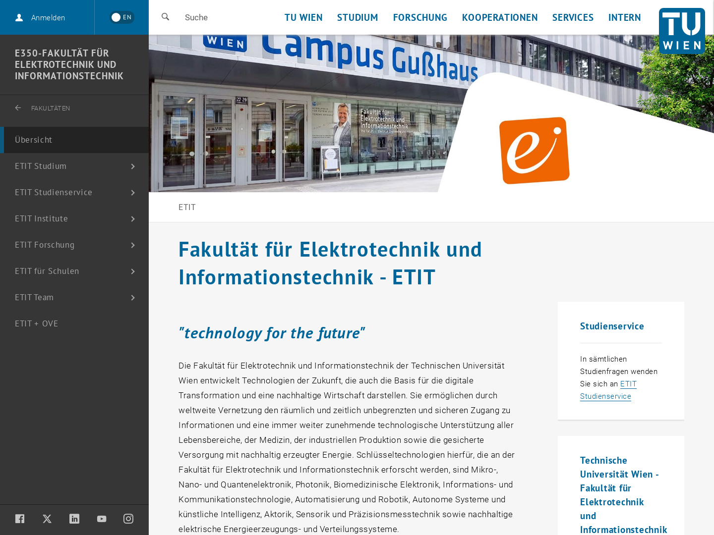 Fakultät für Elektrotechnik und Informationstechnik
