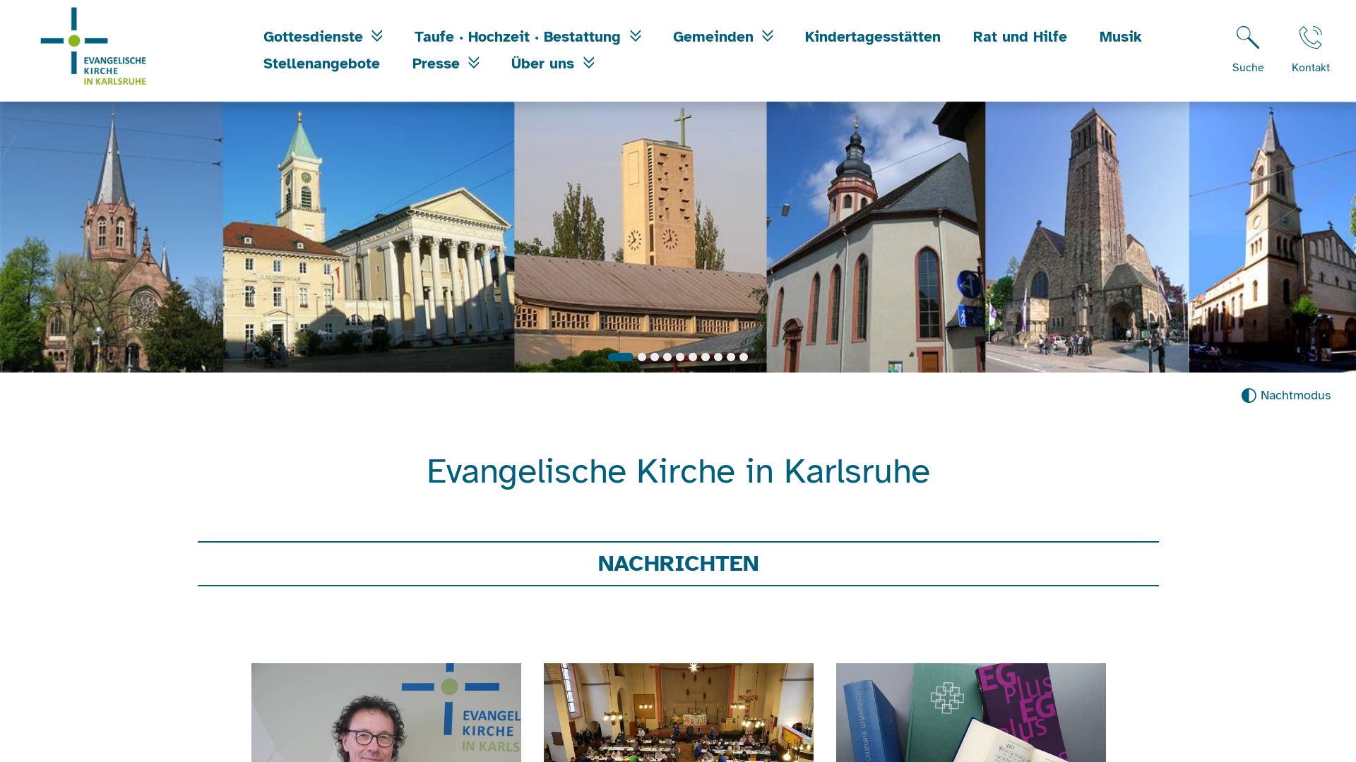 Evangelische Kirche in Karlsruhe