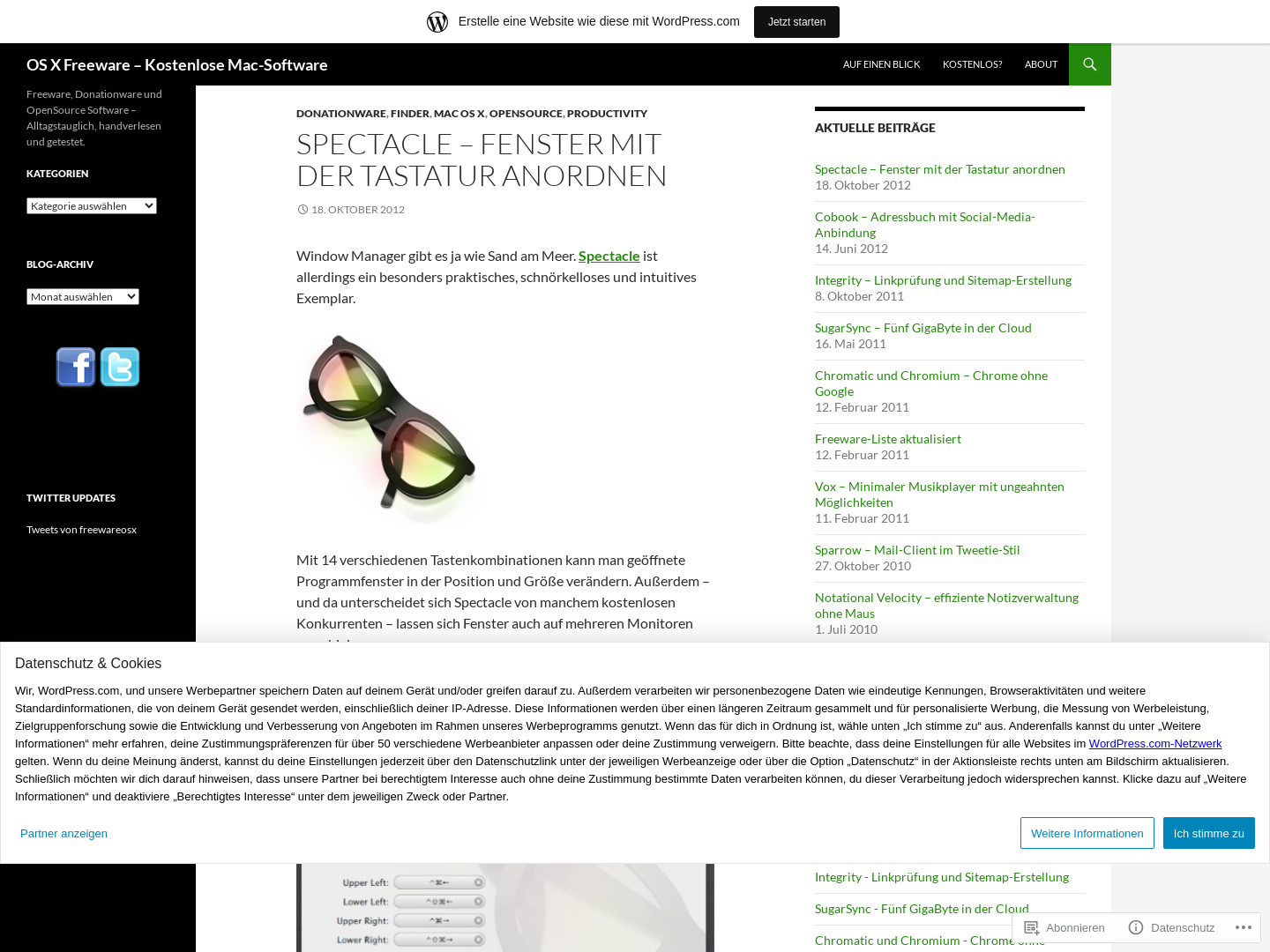 OS X Freeware - Kostenlose Software für Mac OS X