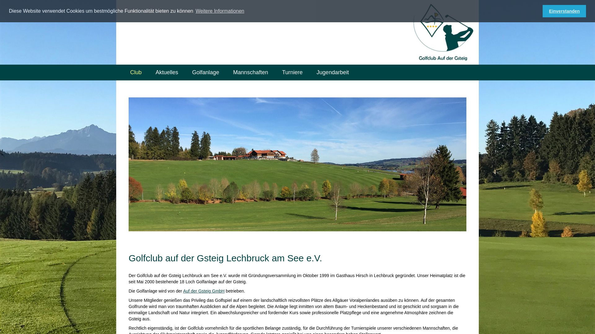 Golfclub auf der Gsteig