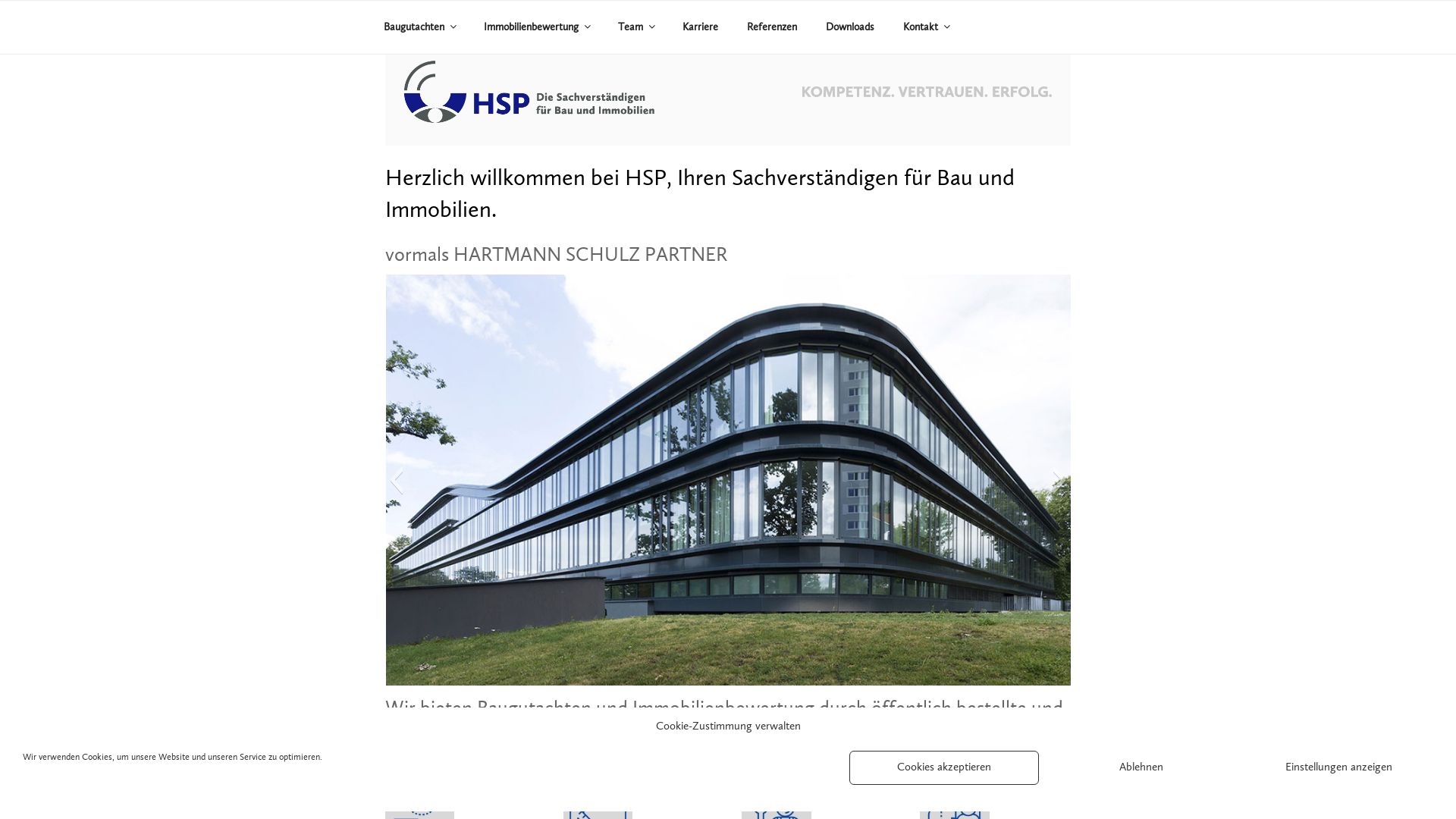 Sachverständiger Hartmann und Schulz, Gutachter bei Wertermittlung und Bauschaden