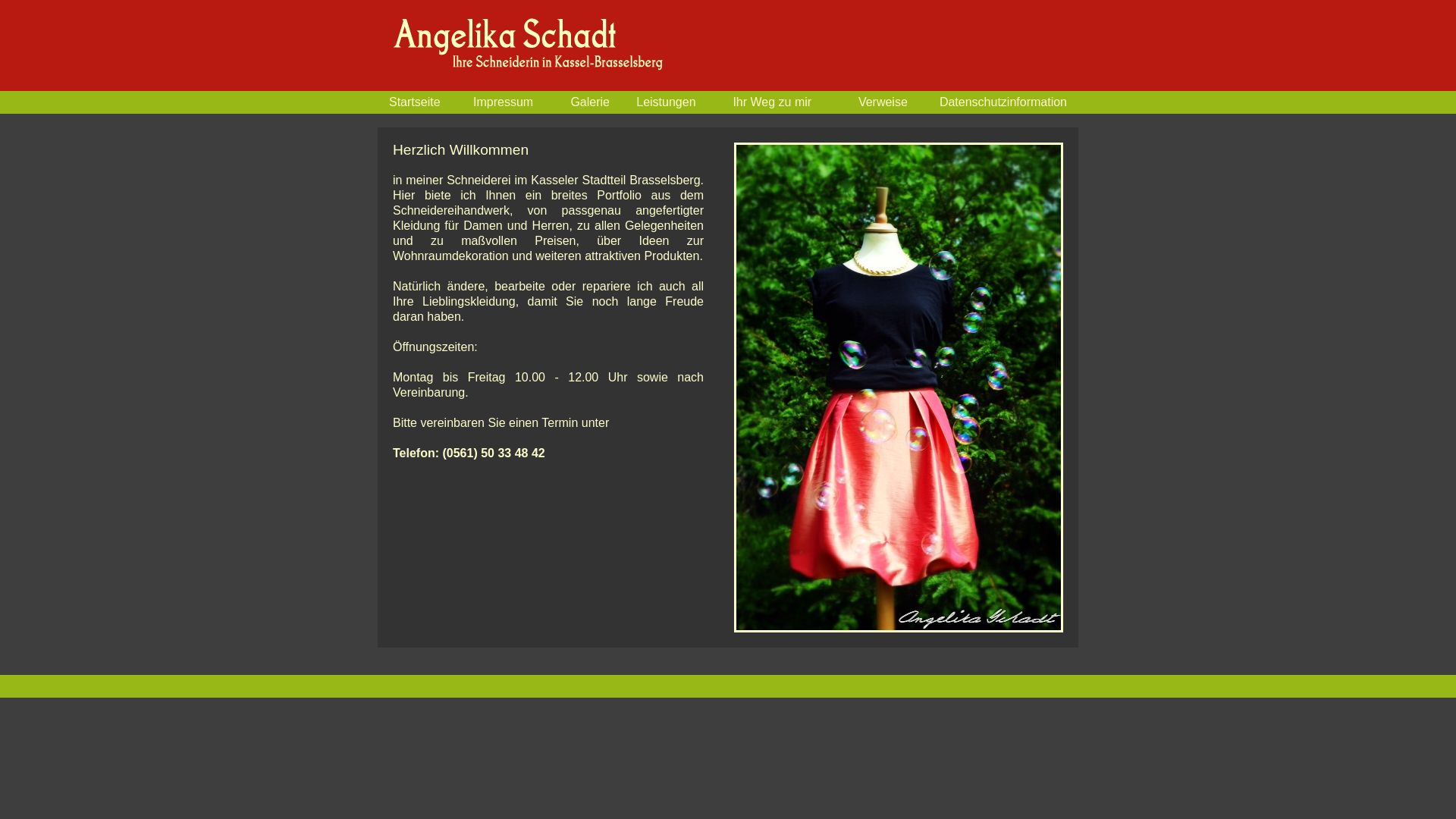 Schneiderin Angelika Schadt