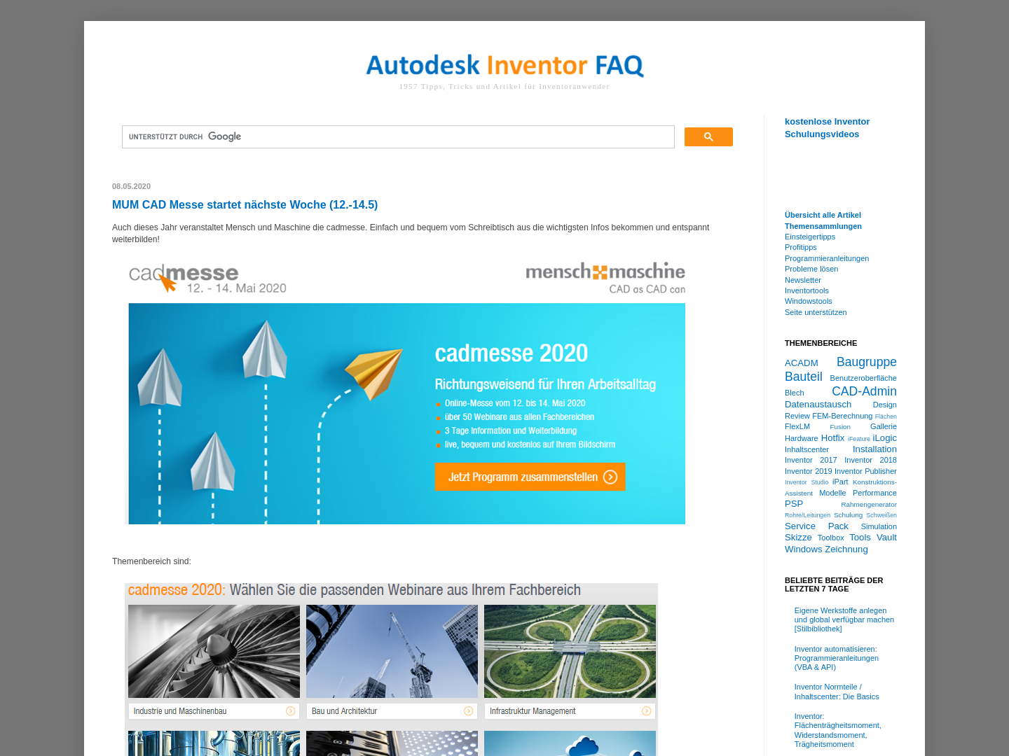 Autodesk Inventor FAQ
