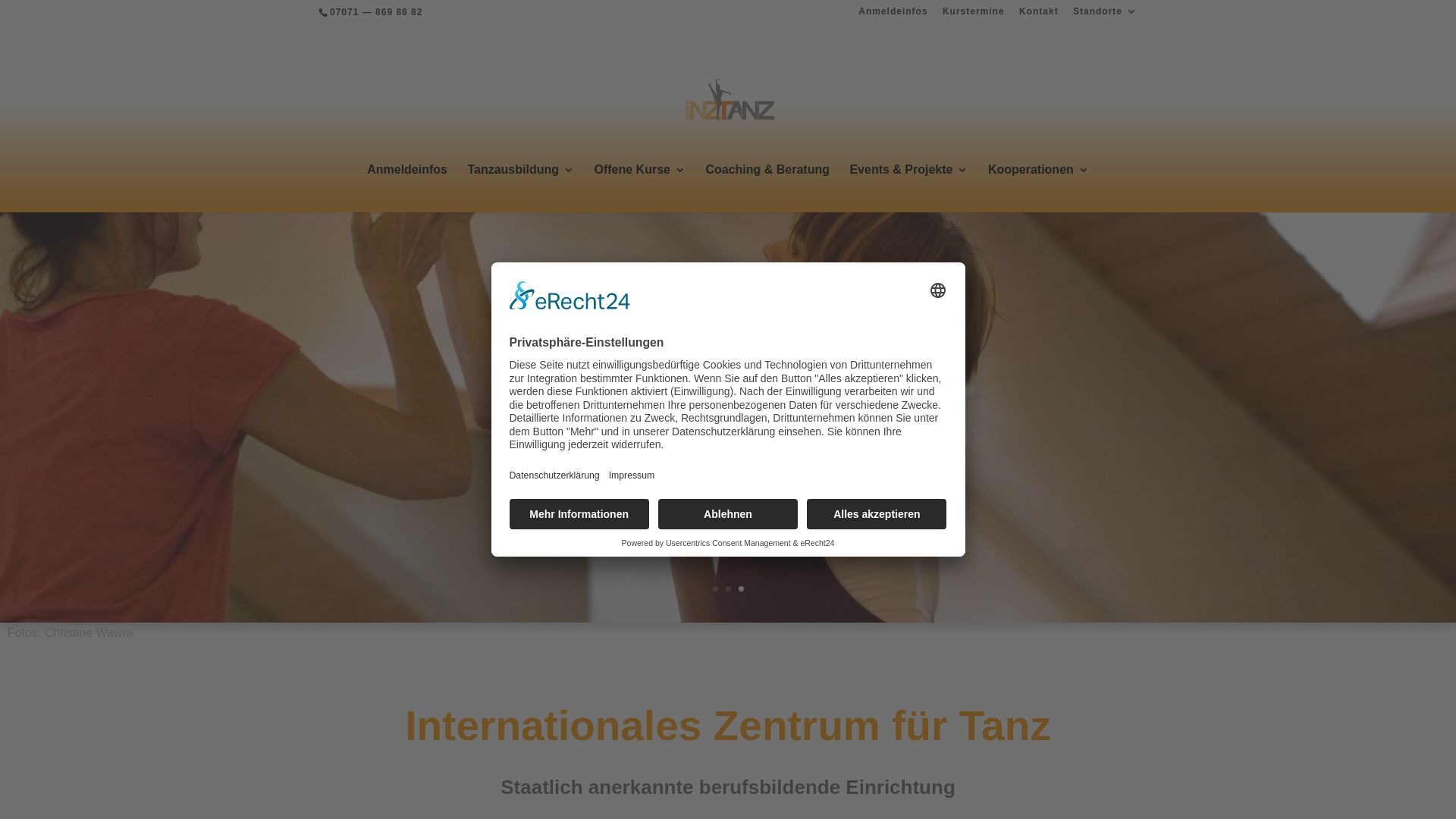 InzTanz, Internationales Zentrum für Tanz