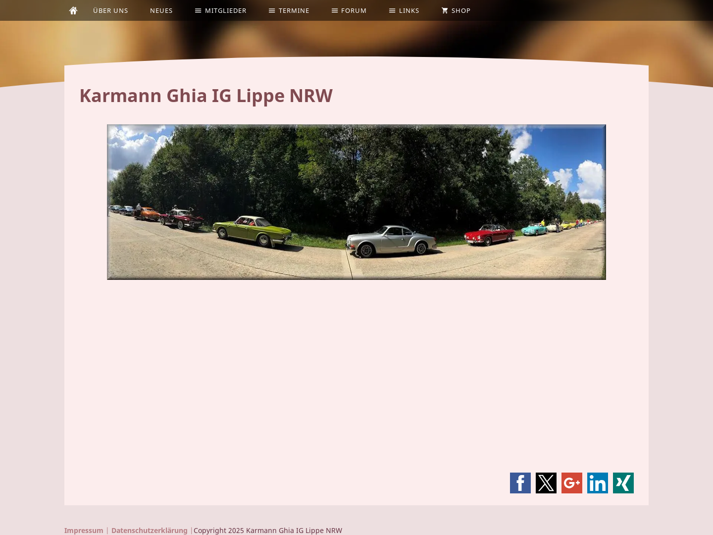 Karmann Ghia IG Lippe in NRW