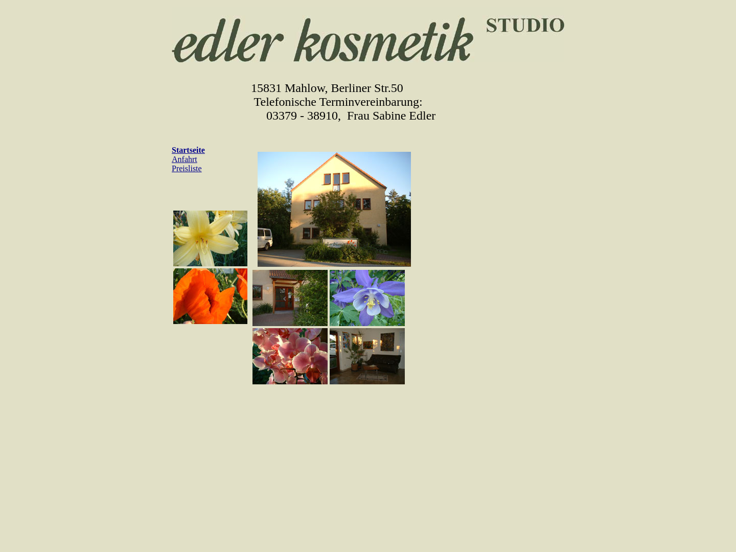 Kosmetikstudio Edler