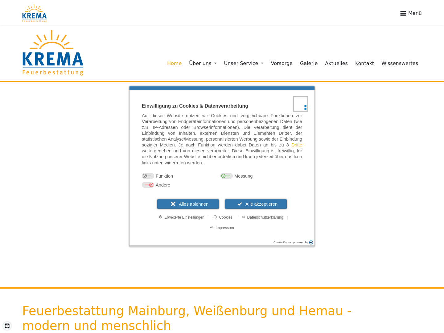Krema Feuerbestattung