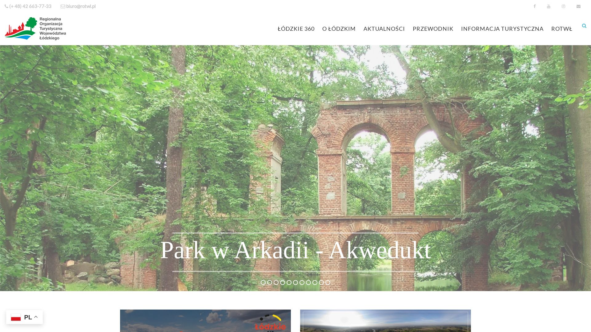 Tourismusportal der Wojewodschaft Łódź