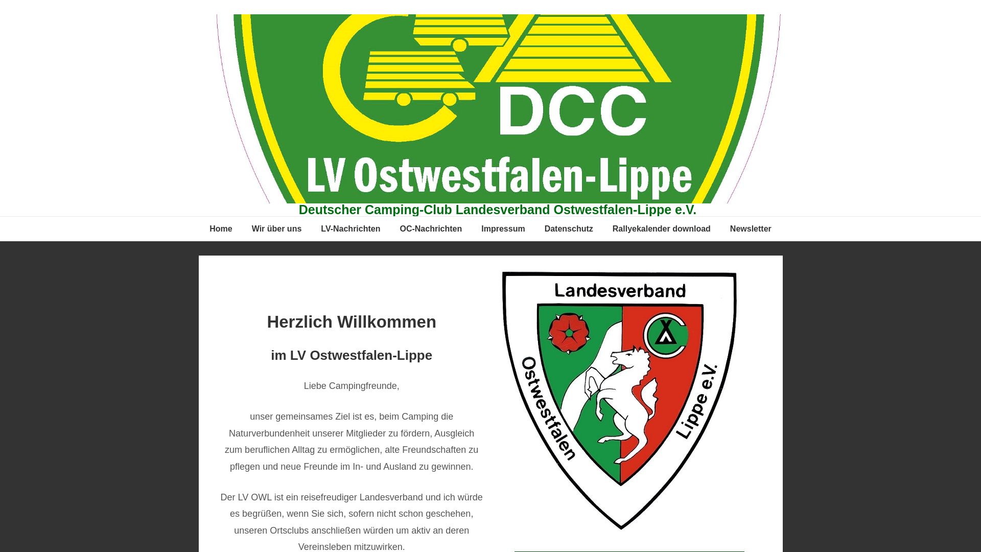 Deutscher Camping-Club (DCC) - Landesverband Ostwestfalen-Lippe e.V.