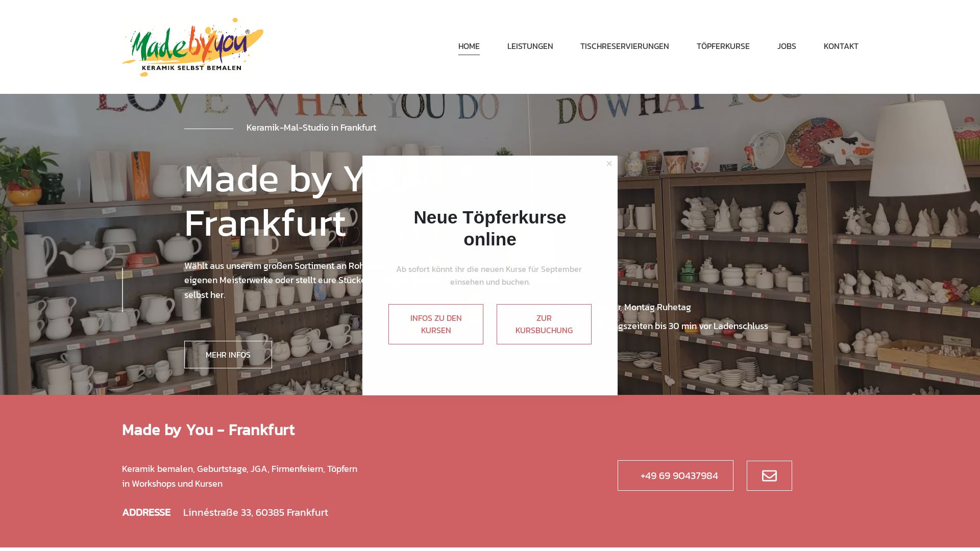 MadeByYou - Keramik Selbst Bemalen