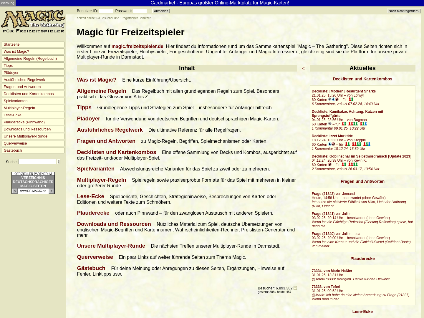 Magic für Freizeitspieler