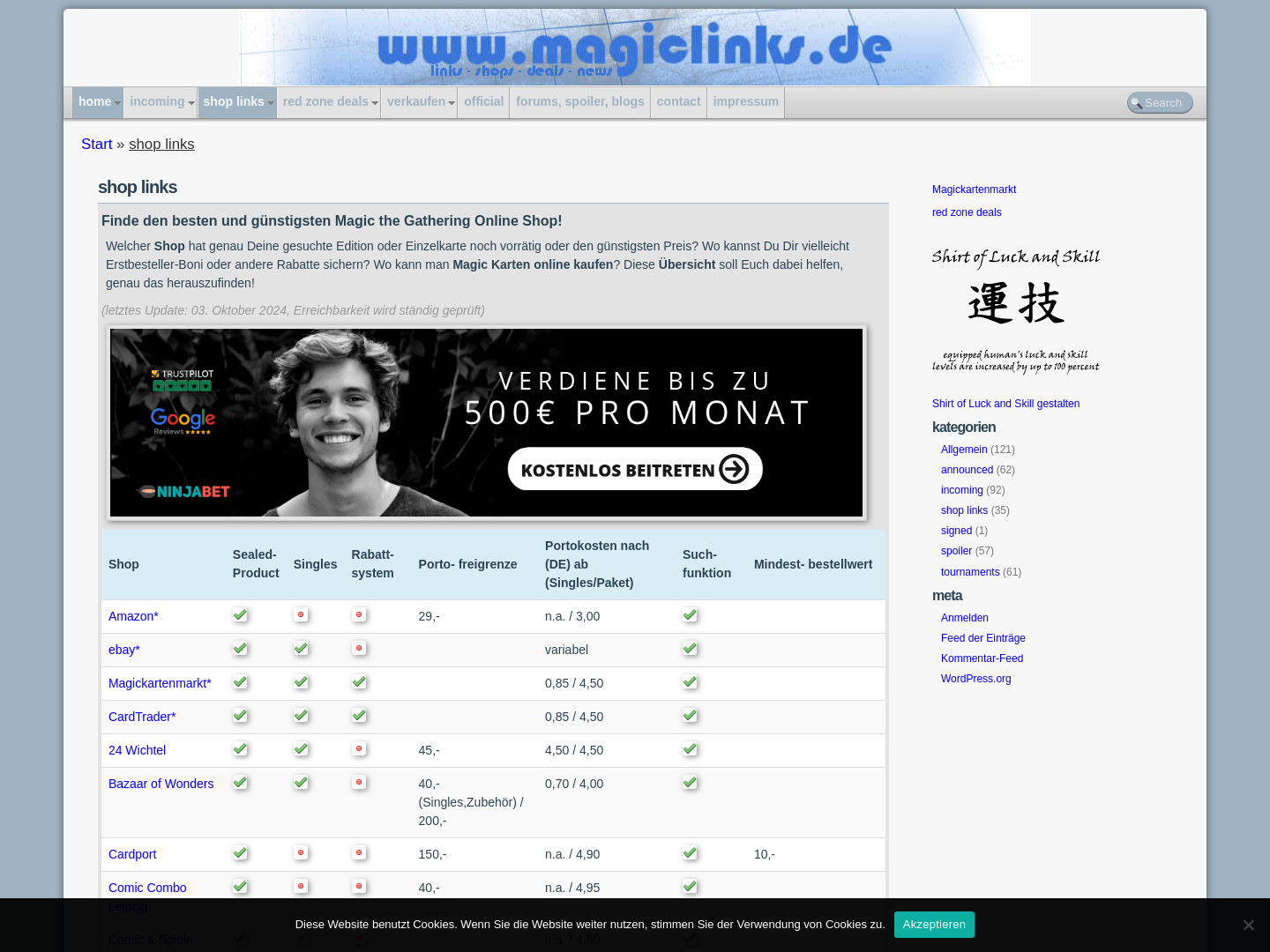 Magiclinks | magic the gathering shop links, news, deals, mtg, spoiler