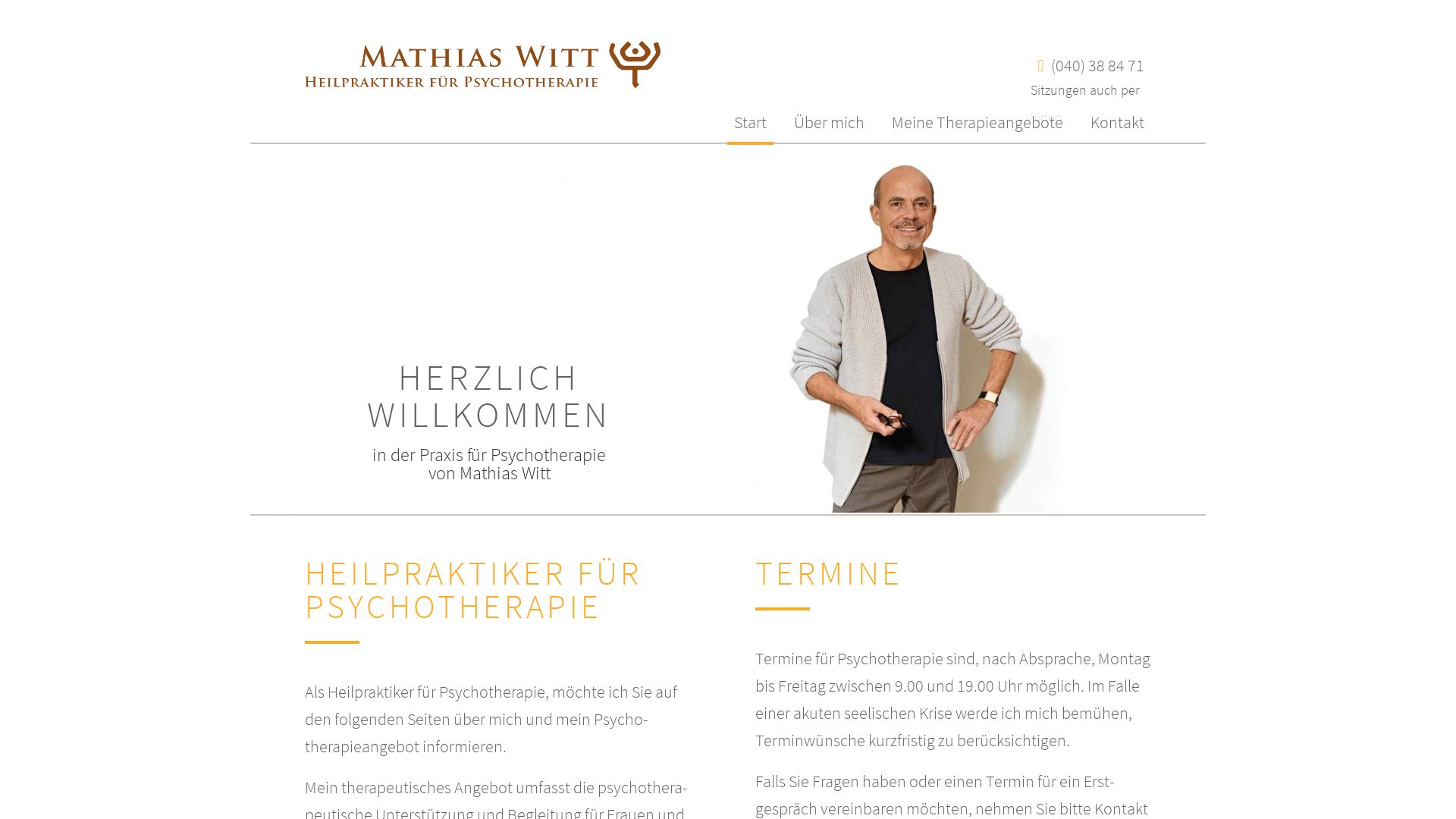 Matthias Witt, Heilpraktiker