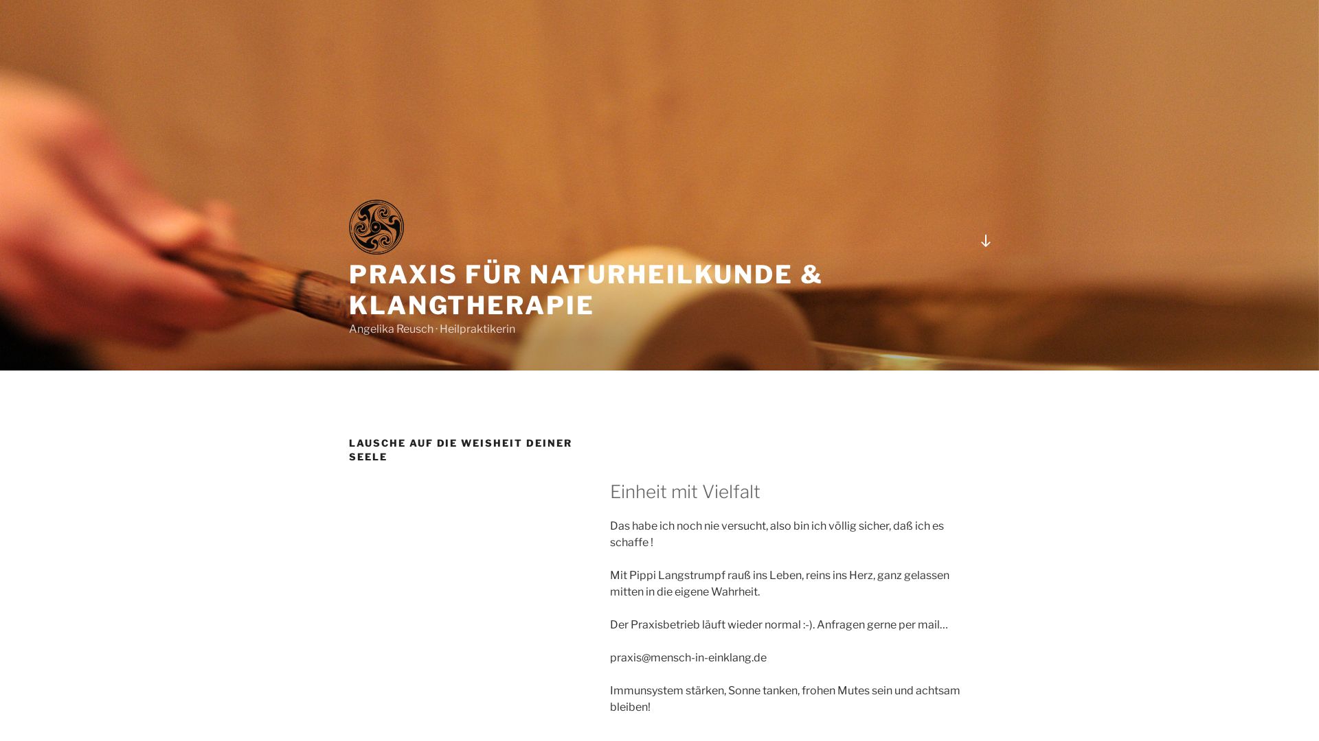 Praxis für Naturheilkunde und Klangtherapie