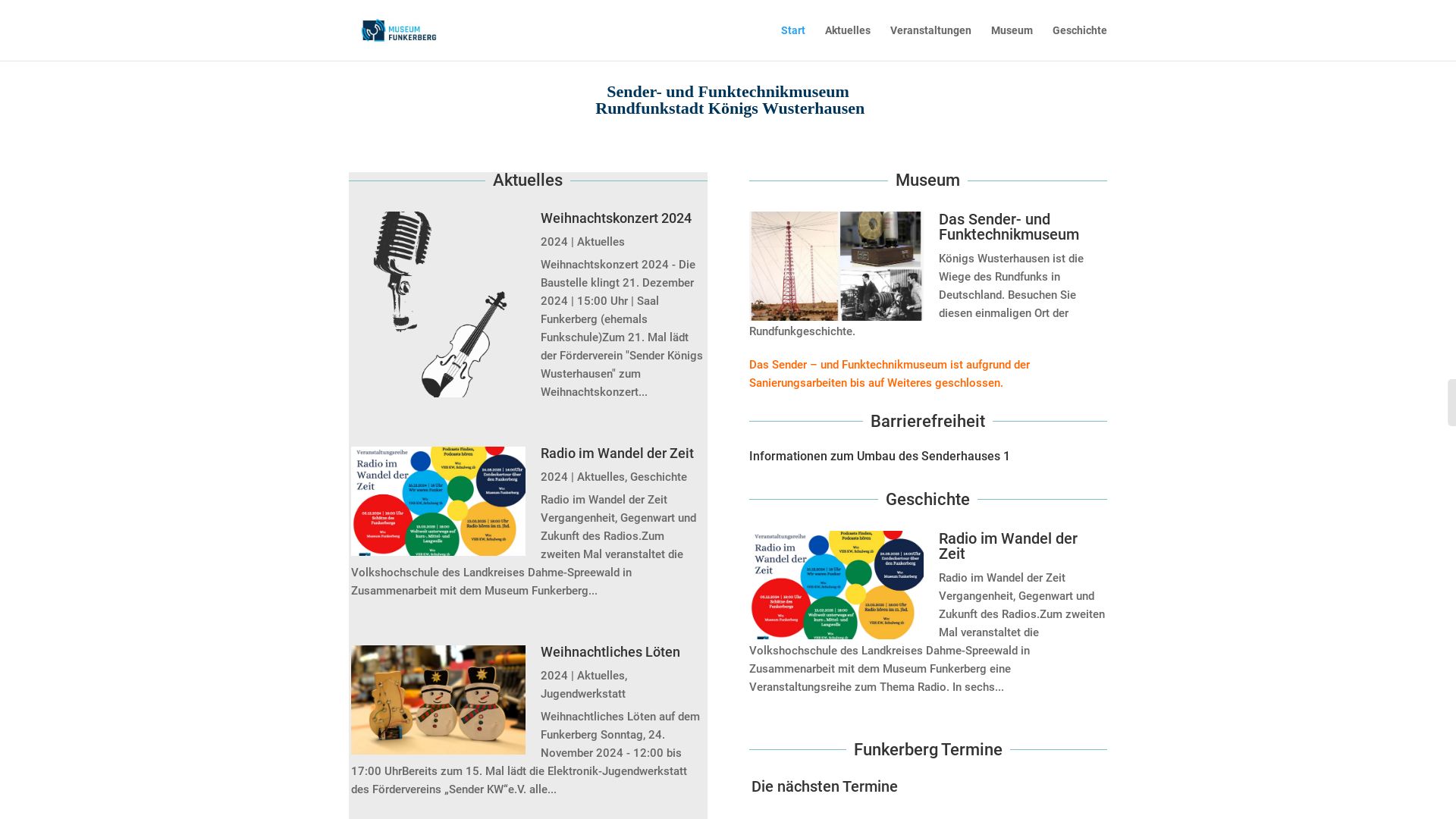 Förderverein Sender Königs Wusterhausen e.V. - Sende-und Funktechnikmuseum