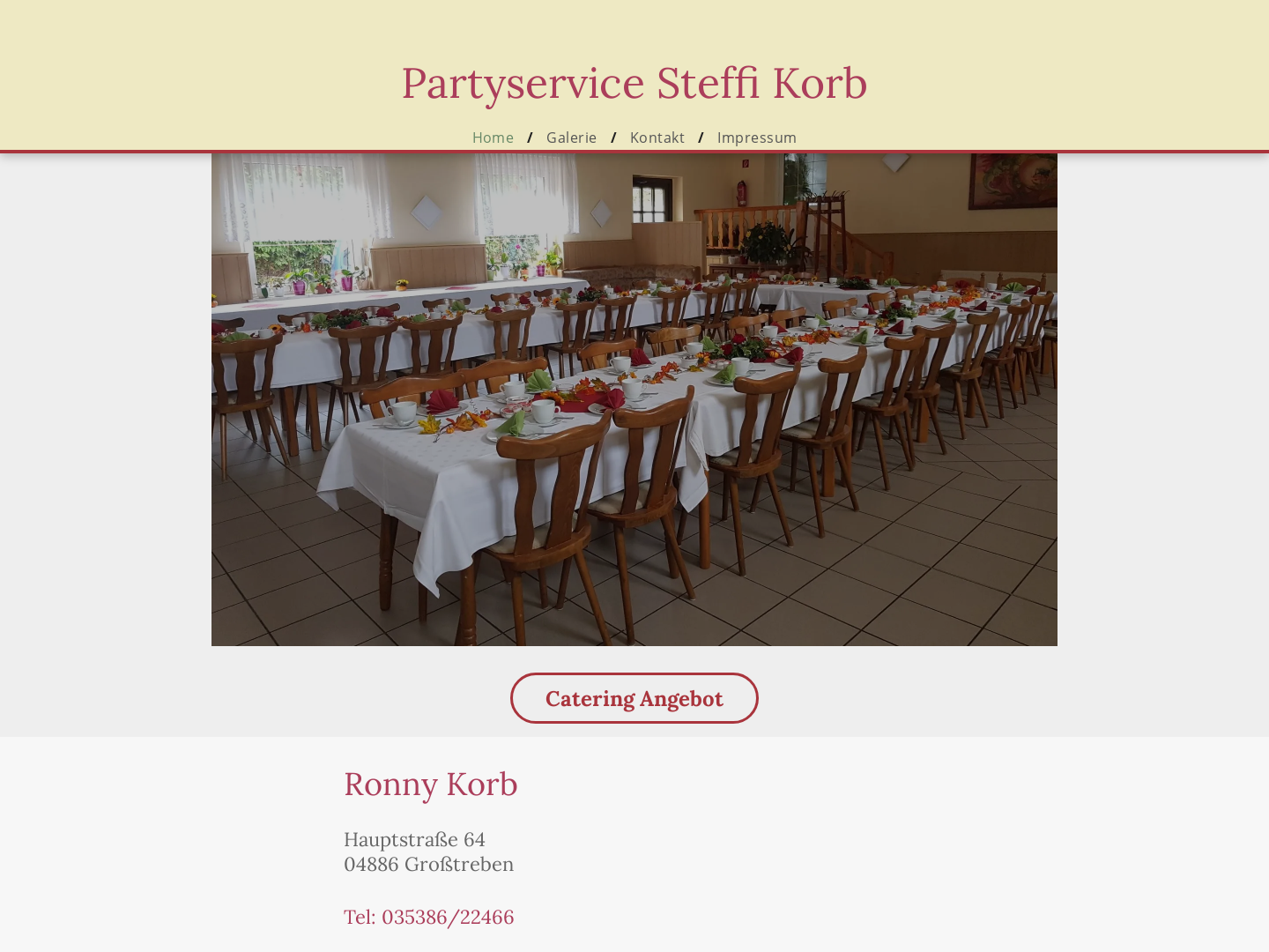 Partyservice Korb