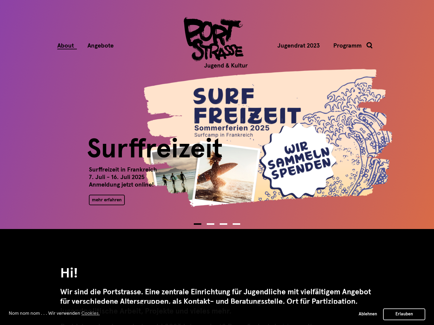 Portstrasse, Forum für Jugend und Kultur