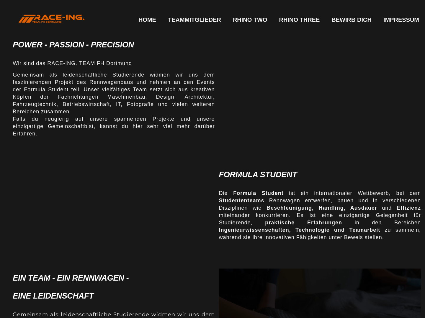Formula Student Race-Ing. Team der FH Dortmund
