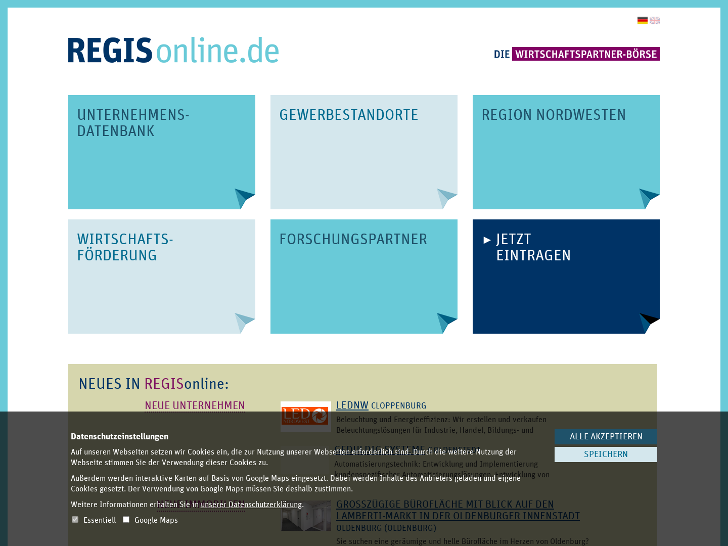 RegIS-Online - Regionales Informations-System