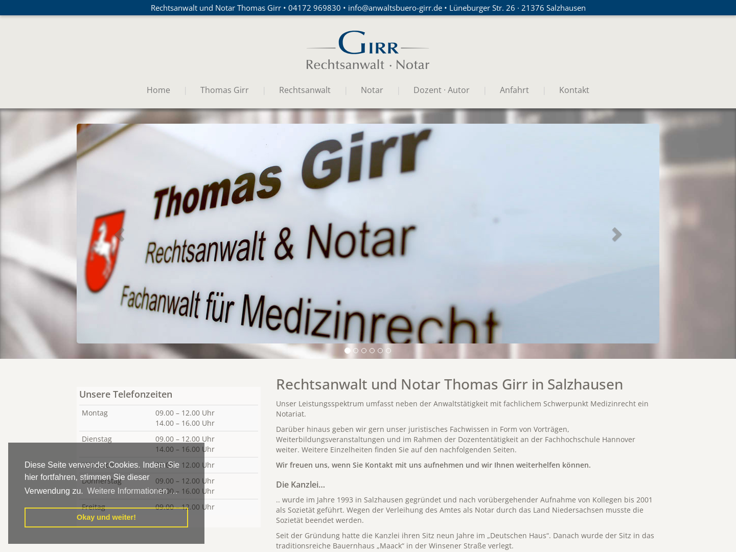 Rechtsanwalt und Notar Thomas Girr