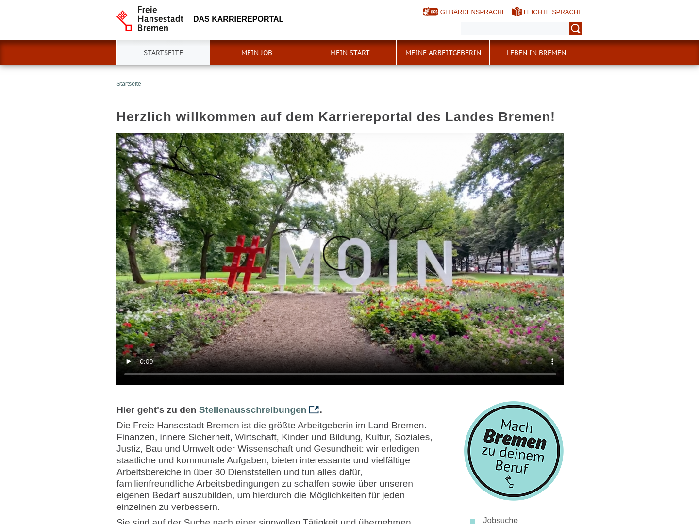 Bremen.online Stellenausschreibungen