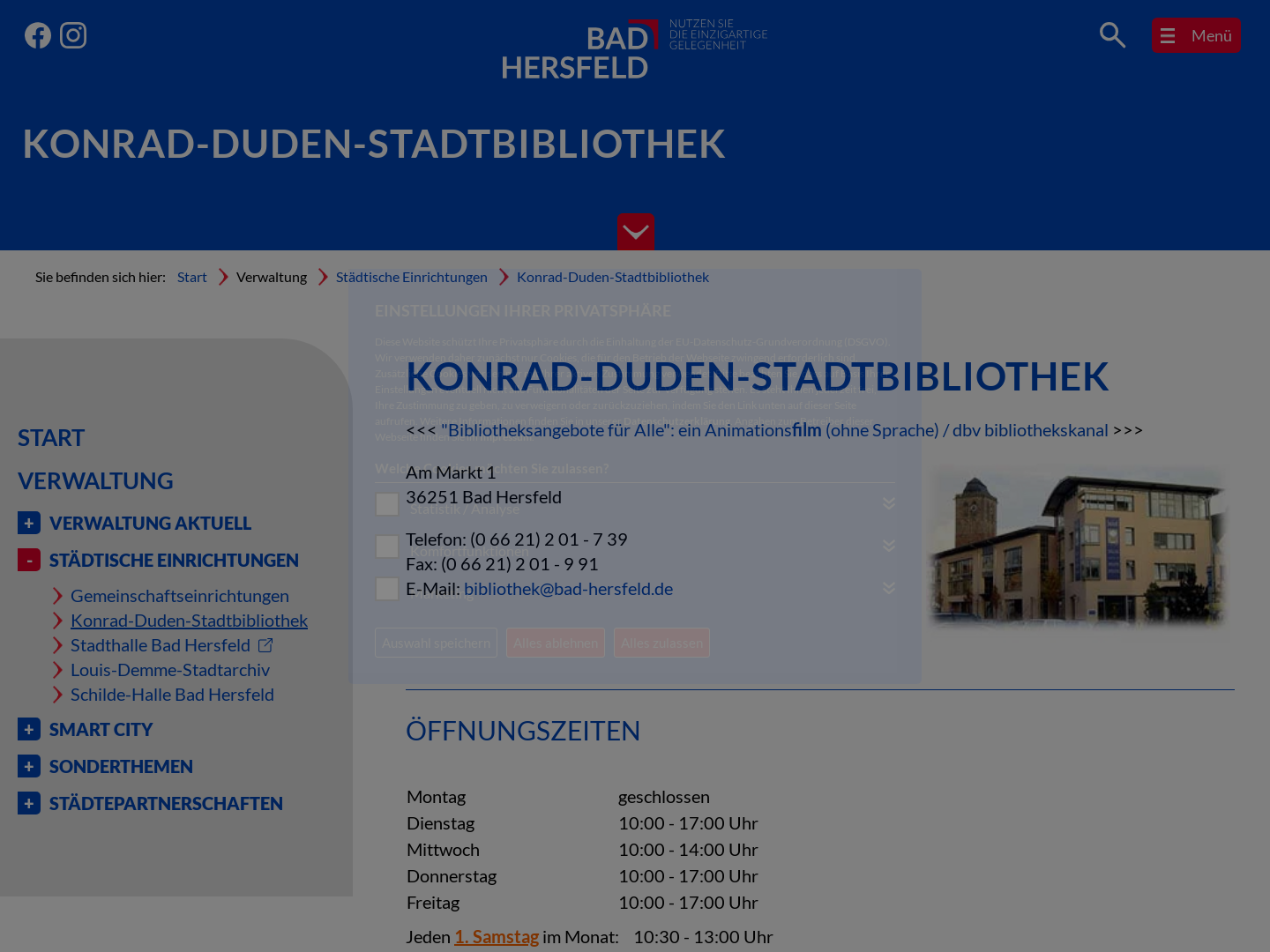 Konrad-Duden-Stadtbibliothek Bad Hersfeld