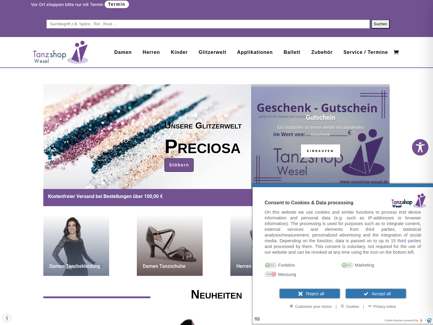 Tanzshop-Wesel