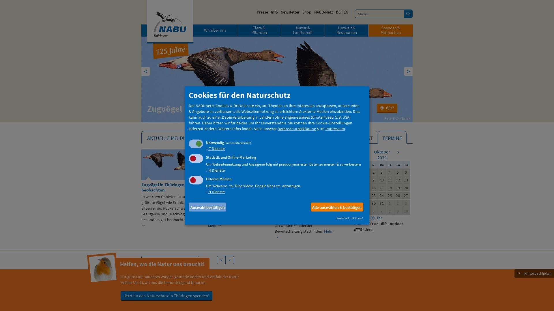 Naturschutzbund Deutschland (NABU) - Landesverband Thüringen e.V.
