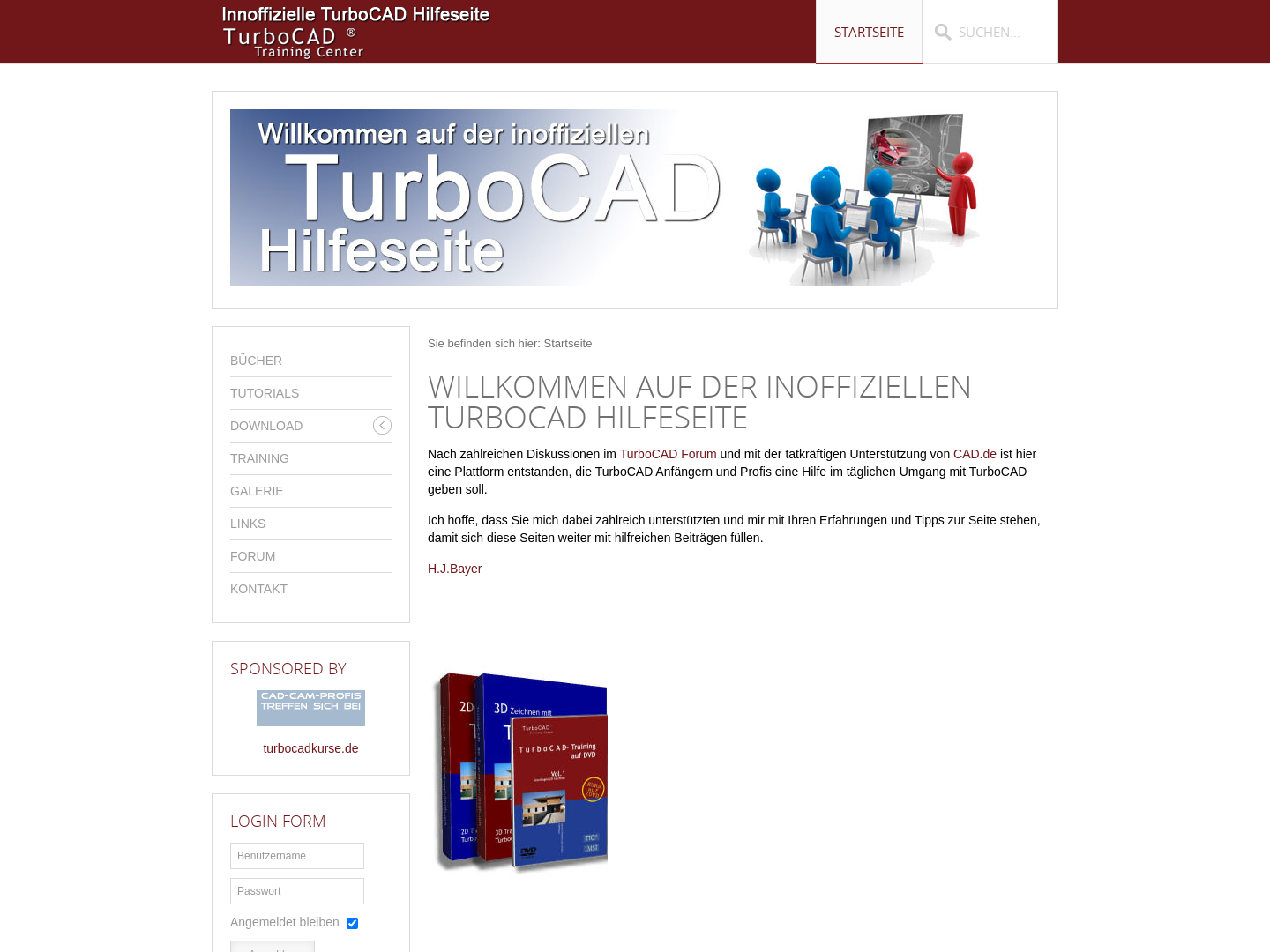TurboCad Hilfeseiten