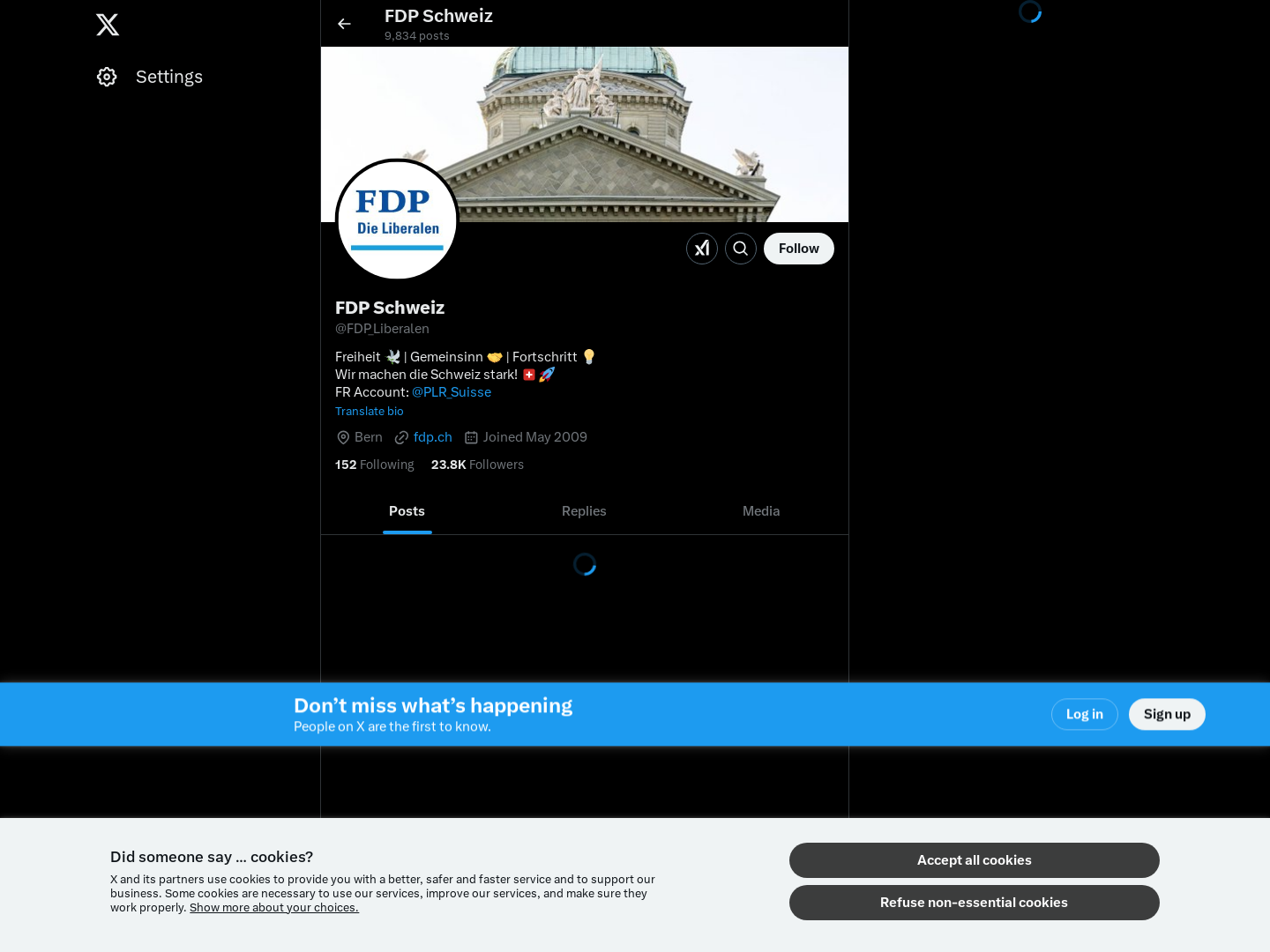 FDP.Die Liberalen bei Twitter