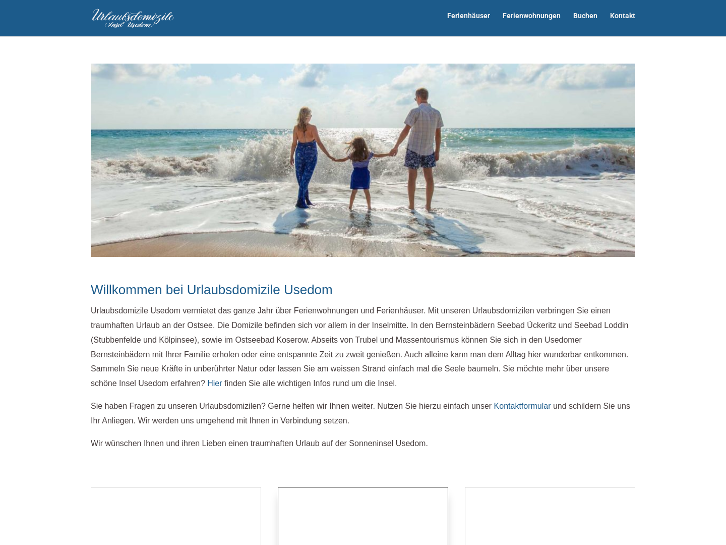 Urlaubsdomizile Insel Usedom