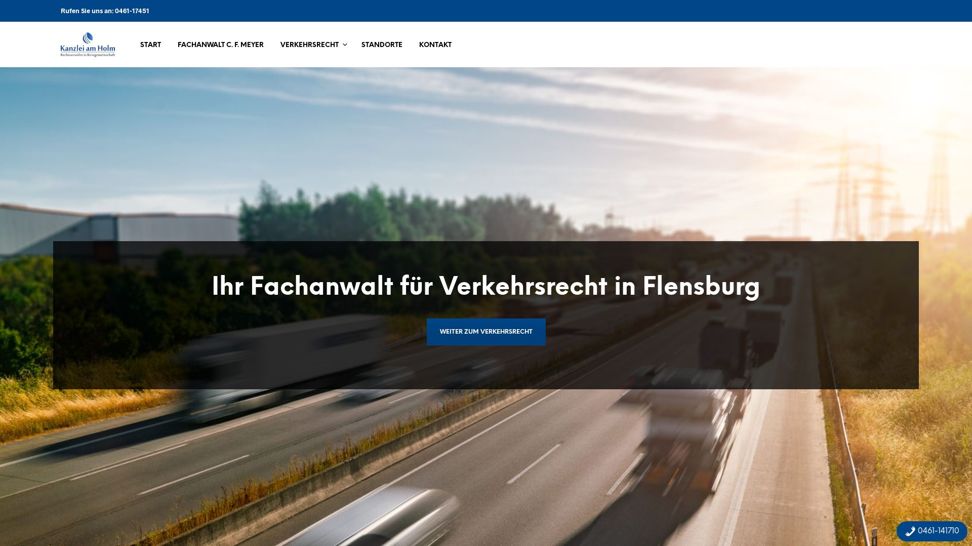 Verkehrsrecht Flensburg - Anwalt Christian F. Meyer