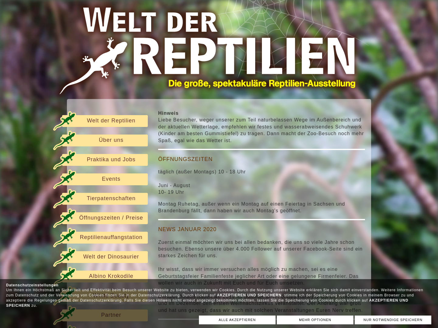 Welt der Reptilien - Der Zoo